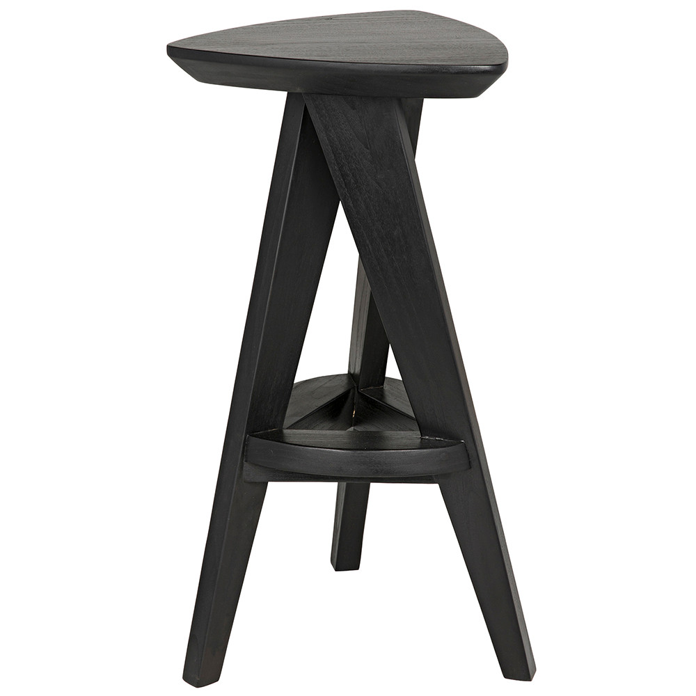 Noir Twist Counter Stool
