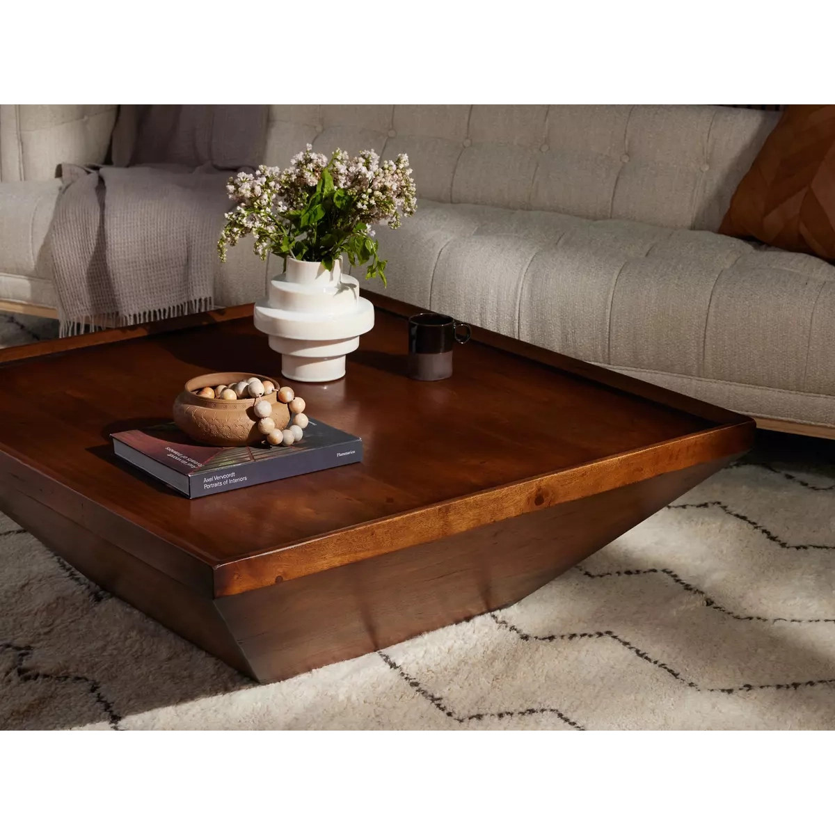 Four Hands Drake Coffee Table - Reclaimed Fruitwood