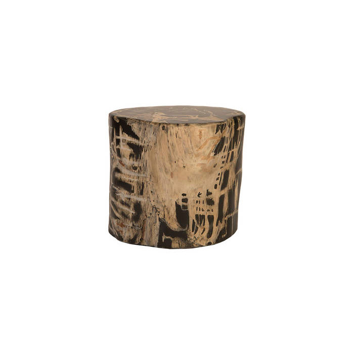 Phillips Collection Cast Petrified Wood Stool