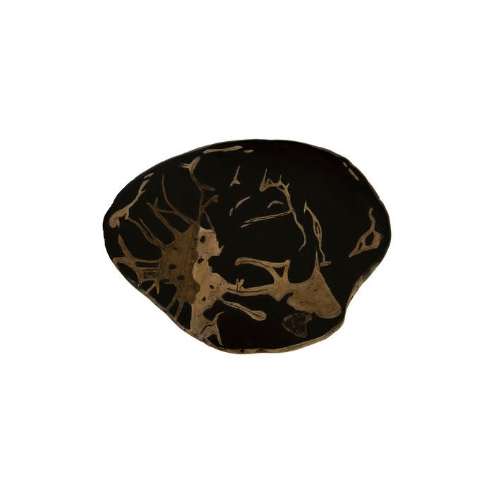 Phillips Collection Cast Petrified Wood Stool - Thumbnail 3