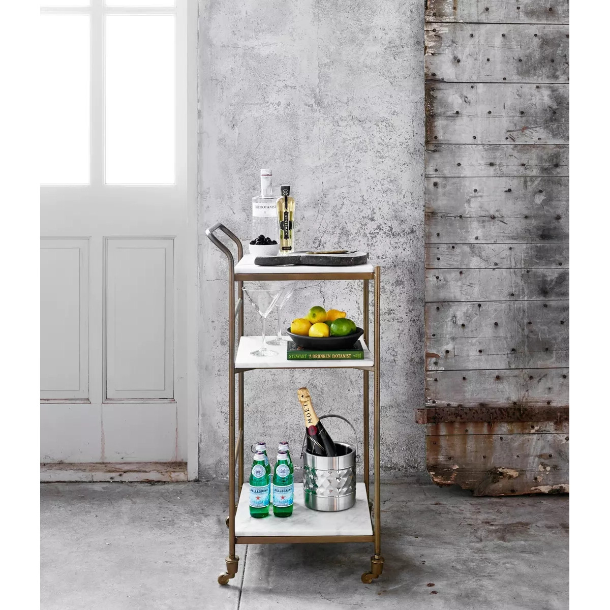 Four Hands Felix Bar Cart - Thumbnail 2