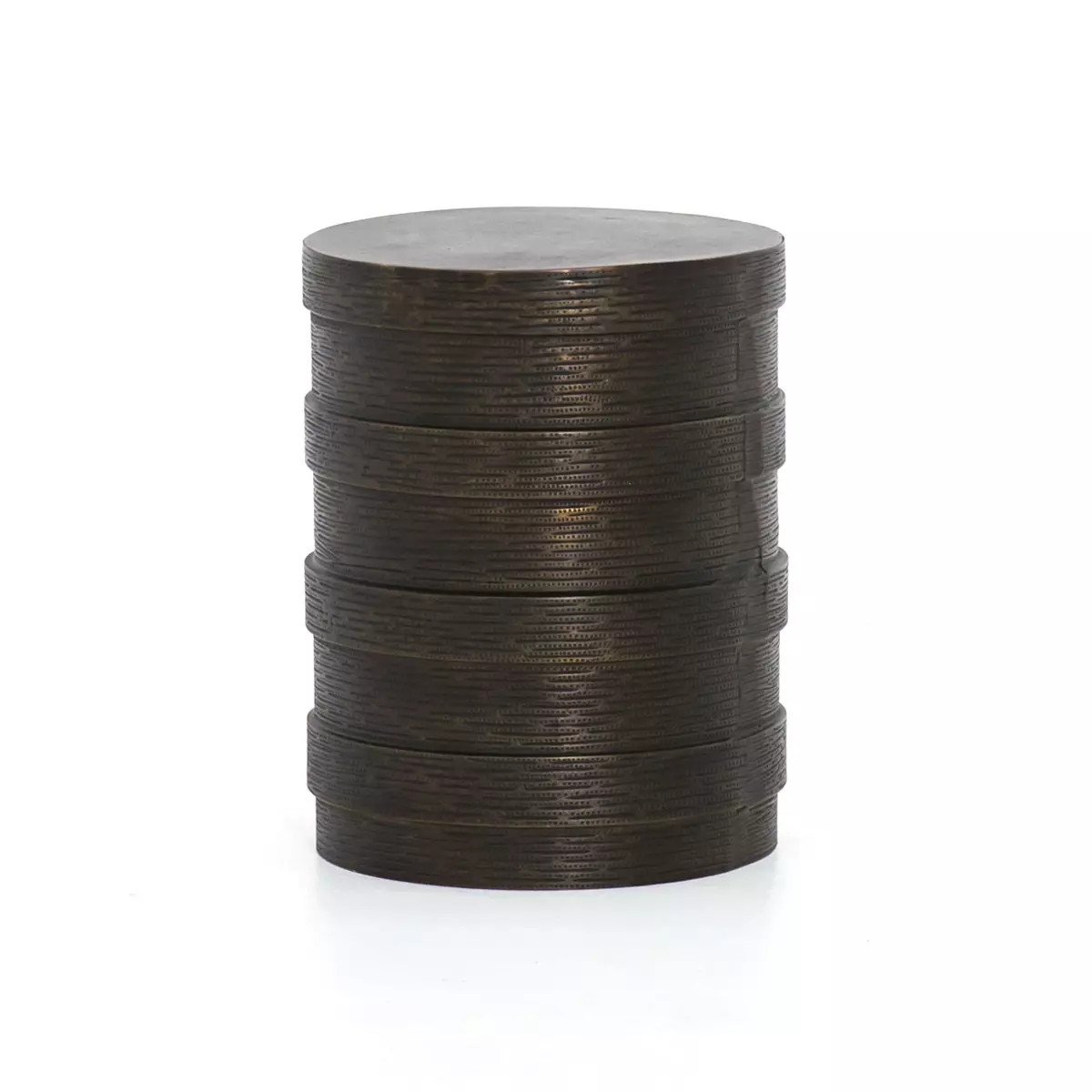 Four Hands Trello Drum End Table - Thumbnail 2