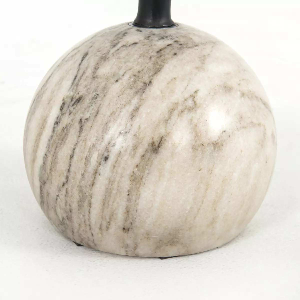 Four Hands Viola Accent Table - Antique White Marble