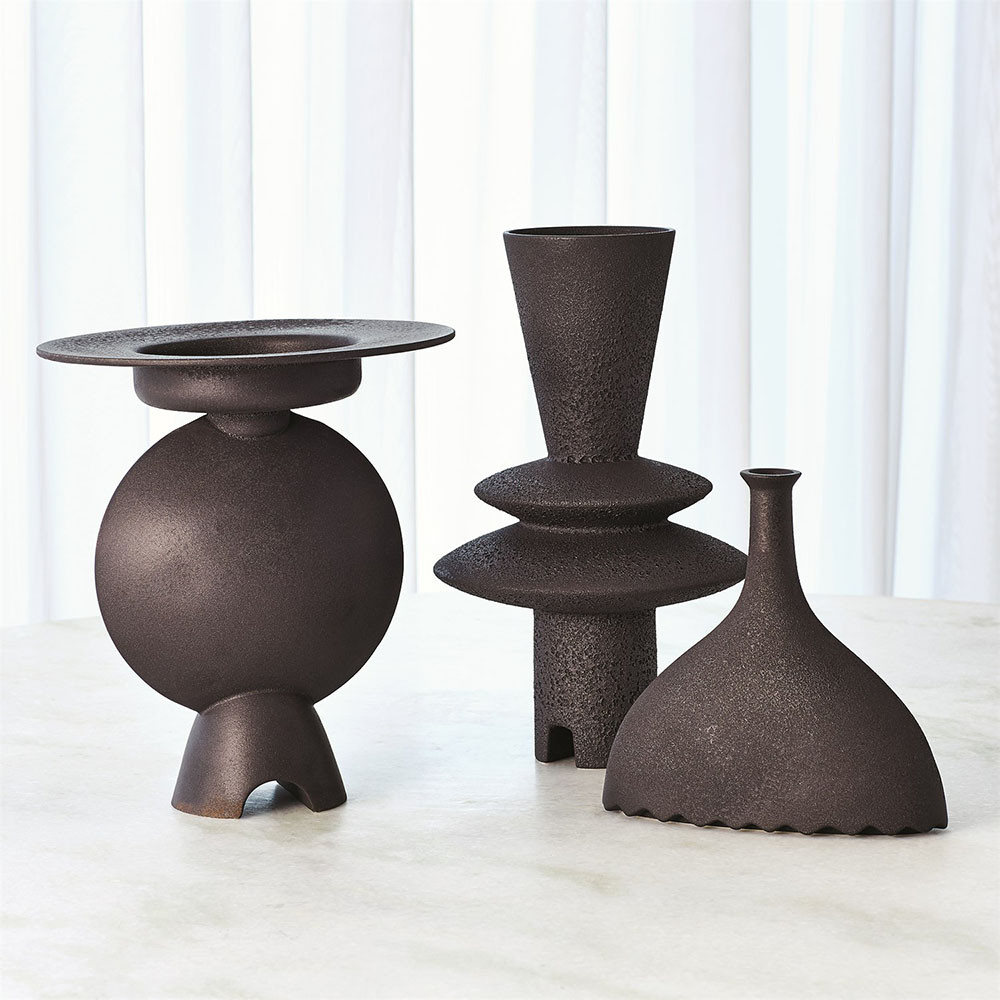 Global Views Camille Geometric Vase - Thumbnail 5