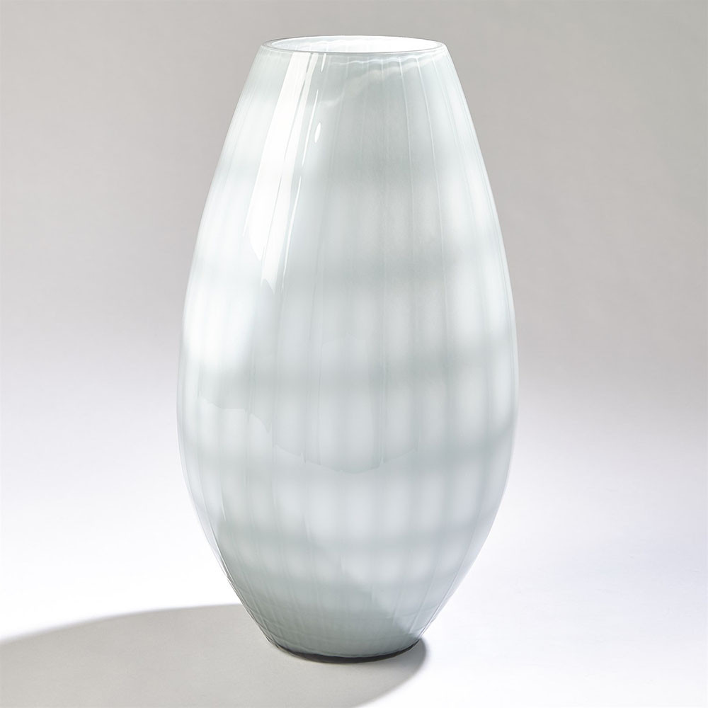 Lemieux et Cie Cased Glass Grid Vase - Thumbnail 2