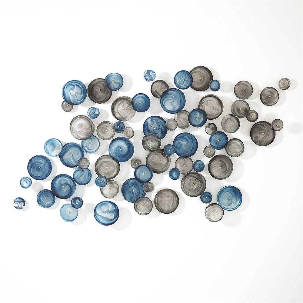Global Views Crosshatched Wall Discs - Thumbnail 2