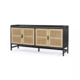 Four Hands Caprice Sideboard - Black Wash Mango - 72"