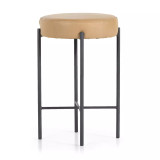 Four Hands Nocona Counter Stool - Natural Leather