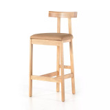 Four Hands Tex Bar Stool - Natural Leather