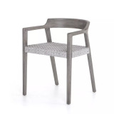 Four Hands Elva Outdoor Dining Chair - Weathered Grey