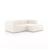 Four Hands Langham Channeled 2 - Piece Sectional - Right Arm Facing - Fayette Cloud