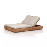 Four Hands Kinta Outdoor Double Chaise Lounge - Faye Sand