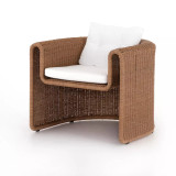 Four Hands Tucson Woven Outdoor Chair - Natural (Closeout)