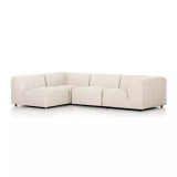 Four Hands Gwen Outdoor 4 - Piece Sectional - Faye Sand