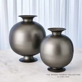 Global Views Bronzino Orb Vase - Gunmetal - Sm (Closeout)