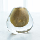 Global Views Conical Vase - Gold