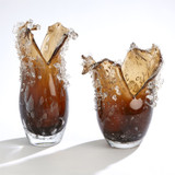 Studio A Dual Wave Bowl - Tobacco