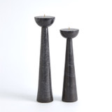 Studio A Round Top Candle Stand - Black - Lg
