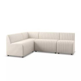 Four Hands Augustine Dining Banquette, L - Shape - 91.5" - Capri Oatmeal