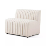 Four Hands BYO: Augustine Dining Banquette - Chair + A Half - Capri Oatmeal