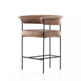 Four Hands Carrie Counter Stool - Chaps Saddle