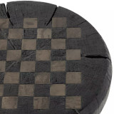 Four Hands Chess Table - Carbonized Black