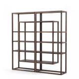 Four Hands Waylon Double Bookshelf