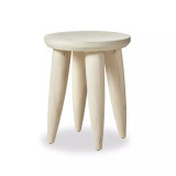 Four Hands Zuri Round Outdoor End Table - Ivory