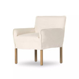 Four Hands Addington Slipcover Dining Armchair - Brussels Natural