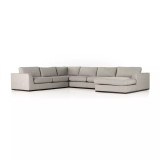 Four Hands Colt 4 - Piece Sectional - Right Chaise - Aldred Silver