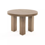 Four Hands Mesa End Table - Light Brushed Parawood