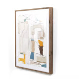 Four Hands Midst VI by Coup D'esprit - 40"X40" Four Hands Midst VI by Coup D'esprit - 40"X40"