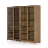 Four Hands Millie Double Cabinet - Drifted Oak Solid