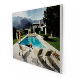 Four Hands Palm Springs Pool by Slim Aarons - 48"X32"