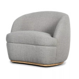 Four Hands Sandie Swivel Chair - Gibson Silver