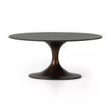 Four Hands Simone Round Coffee Table - Antique Rust