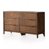 Four Hands Sydney 6 Drawer Dresser - Brown Wash