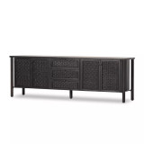 Four Hands Veta Media Console - Black Cane (Closeout) Four Hands Veta Media Console - Black Cane (Closeout)