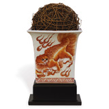 Chow Spice Square Planter With Stand