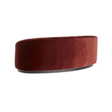 Arteriors Turner Small Sofa Paprika Velvet Arteriors Turner Small Sofa Paprika Velvet