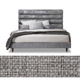 Interlude Home Channel California King Bed - Grey Interlude Home Channel California King Bed - Grey
