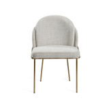 Interlude Home Elena Chair - Dove