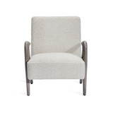 Interlude Home Angelica Lounge Chair - Haze Shearling