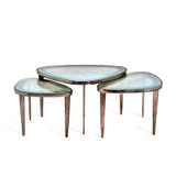 Interlude Home Jan Bunching Cocktail Tables - Blue/Grey