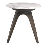 Eichholtz Borre Side Table - Round Bianco Lilac Marble