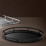 Eichholtz Gaia Tray - Black Round