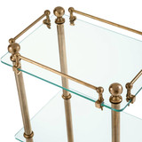 Eichholtz Devon Bathroom Rack - Vintage Brass