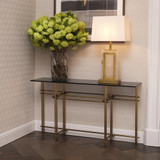 Eichholtz Quinn Console Table - Brushed Brass