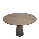 Eichholtz Genova Dining Table - Mocha Straight Oak Veneer