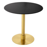 Eichholtz Terzo Dining Table - Round Brushed Brass
